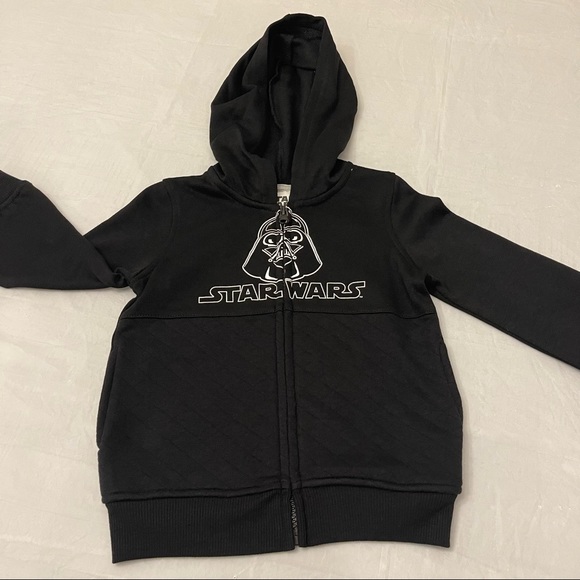 Star Wars Darth Vader Boy 3-pcs Hoodie, T-Shirt & Joggers Set Size 3 NWT - Picture 9 of 13